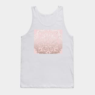 Pastel rose blush mandala Tank Top